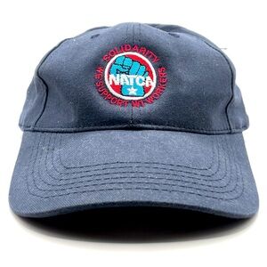 NATCA National Air Traffic Controllers Association Workers Union Hat Vintage